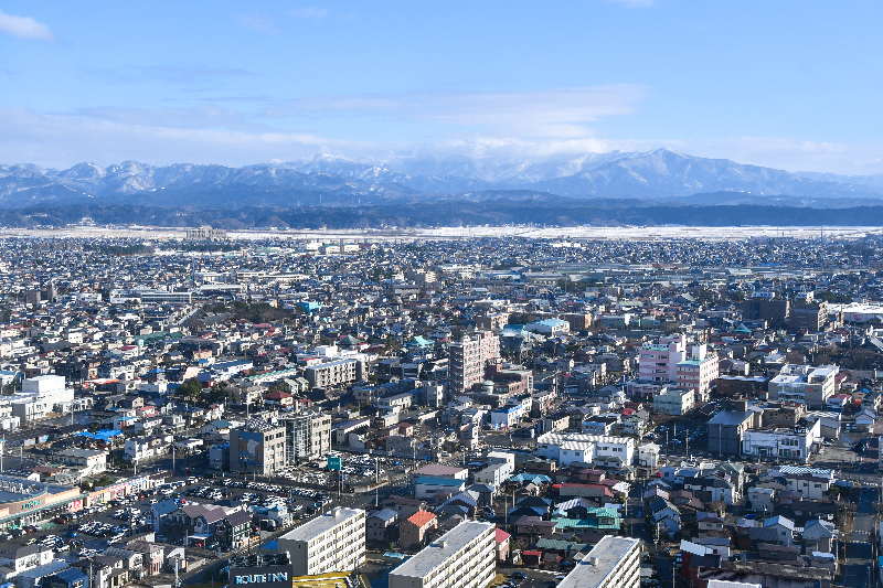 秋田市市街地