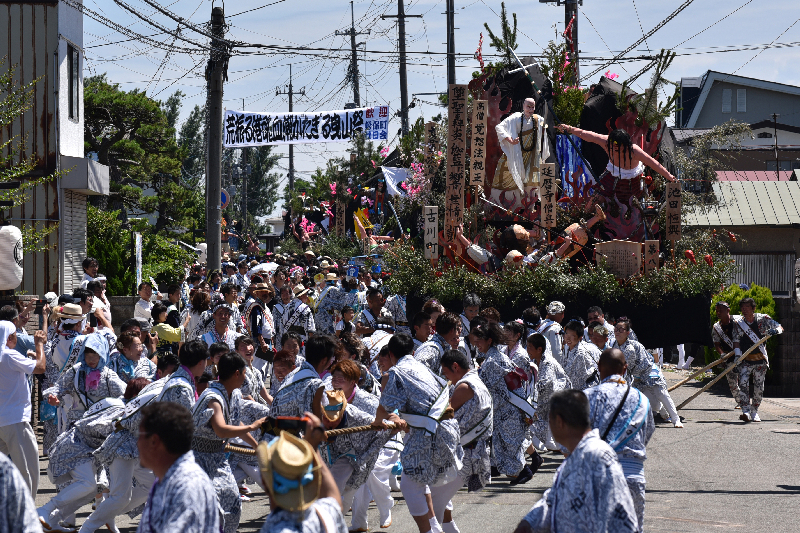 土崎神明社祭の曳山行事（土崎港曳山まつり）